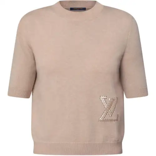 LOUIS VUITTON Sequin Signature Knit Top