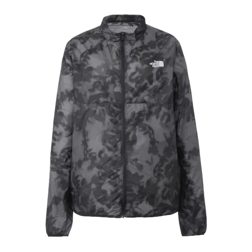 THE NORTH FACE Jackets Women's Black Gray Color Stand Collar Thin Other