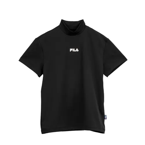 FILA Golf Collection Shirts Women's Black Stand Collar Moderate