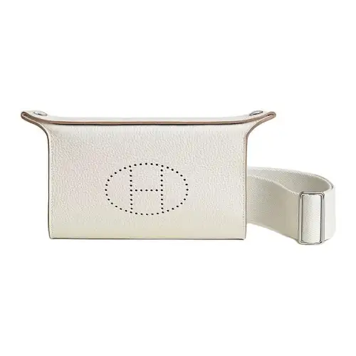 HERMES Videpoches Silver Tone Buckle Togo Calfskin Videpoches Bag, Fanny Pack, Shoulder Bag, Crossbody Bag Regular