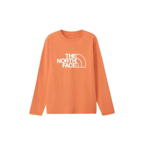 THE NORTH FACE T Shirts Women's Orange Crew Neck Moderate