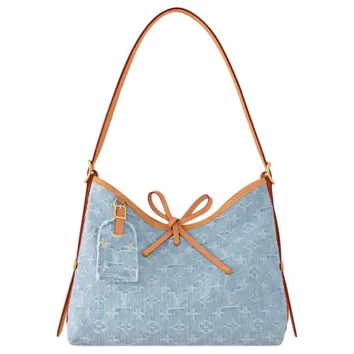 LOUIS VUITTON CarryAll Pm Sky Blue Denim