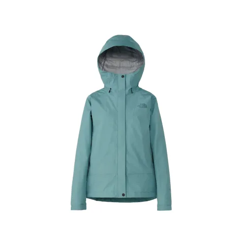 THE NORTH FACE Jackets Women's Aqua Blue Hooded Moderate Other