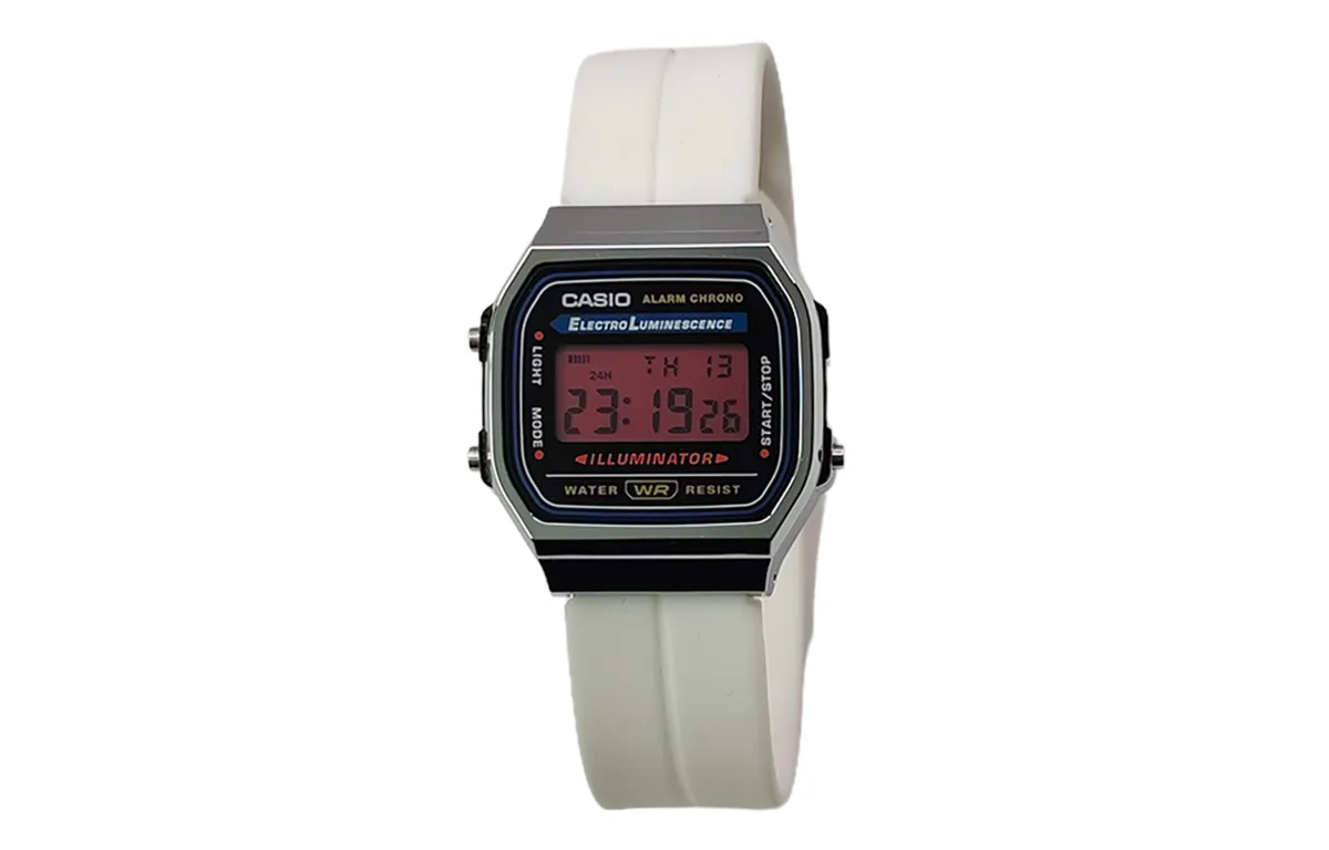 CASIO Custom Collection Quartz Movement Silicone Strap Watch Men's Watches Black Dial