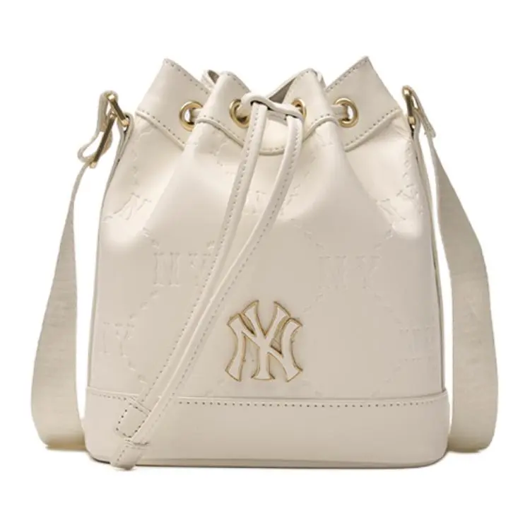 MLB Blended Material Crossbody Bags Regular Women's White/Pink