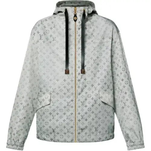 Lv Monogram Hooded Parka
