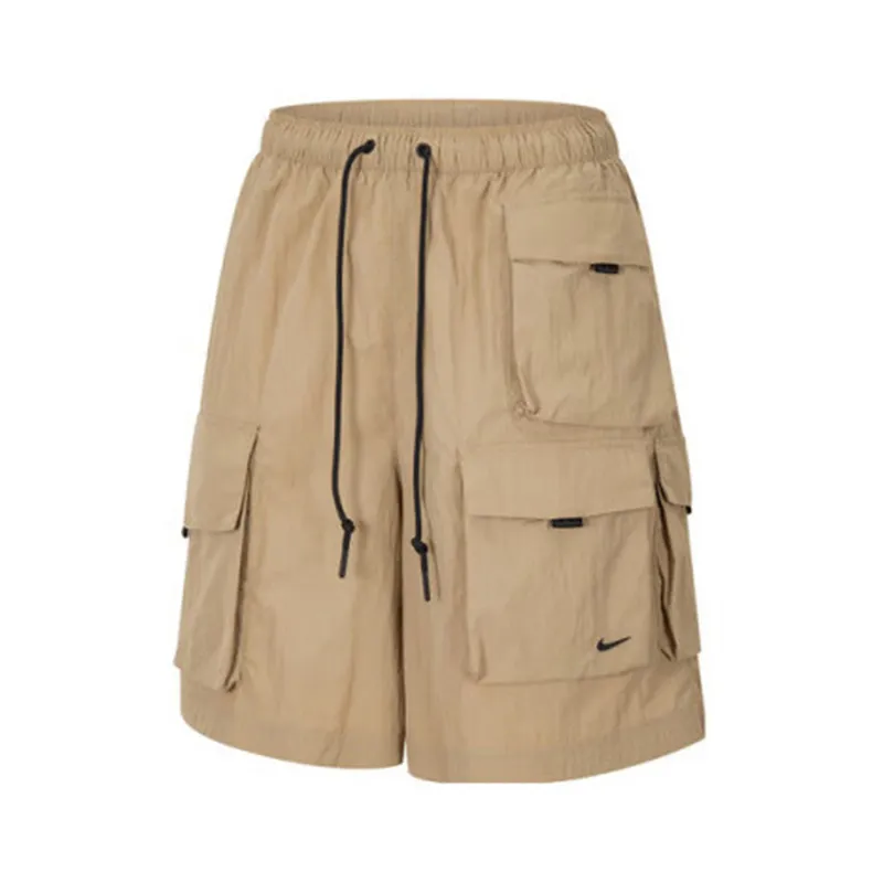 Nike Casual Shorts Men's Khaki Moderate Straight Fit Pants