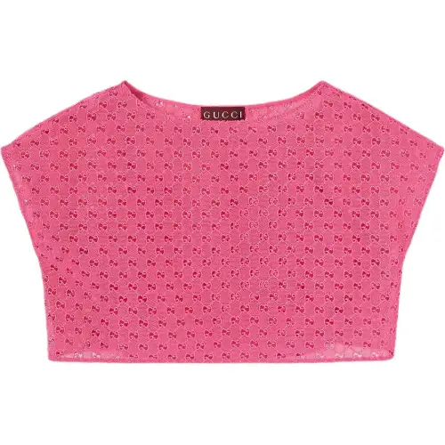 GUCCI Gg Macramé Top