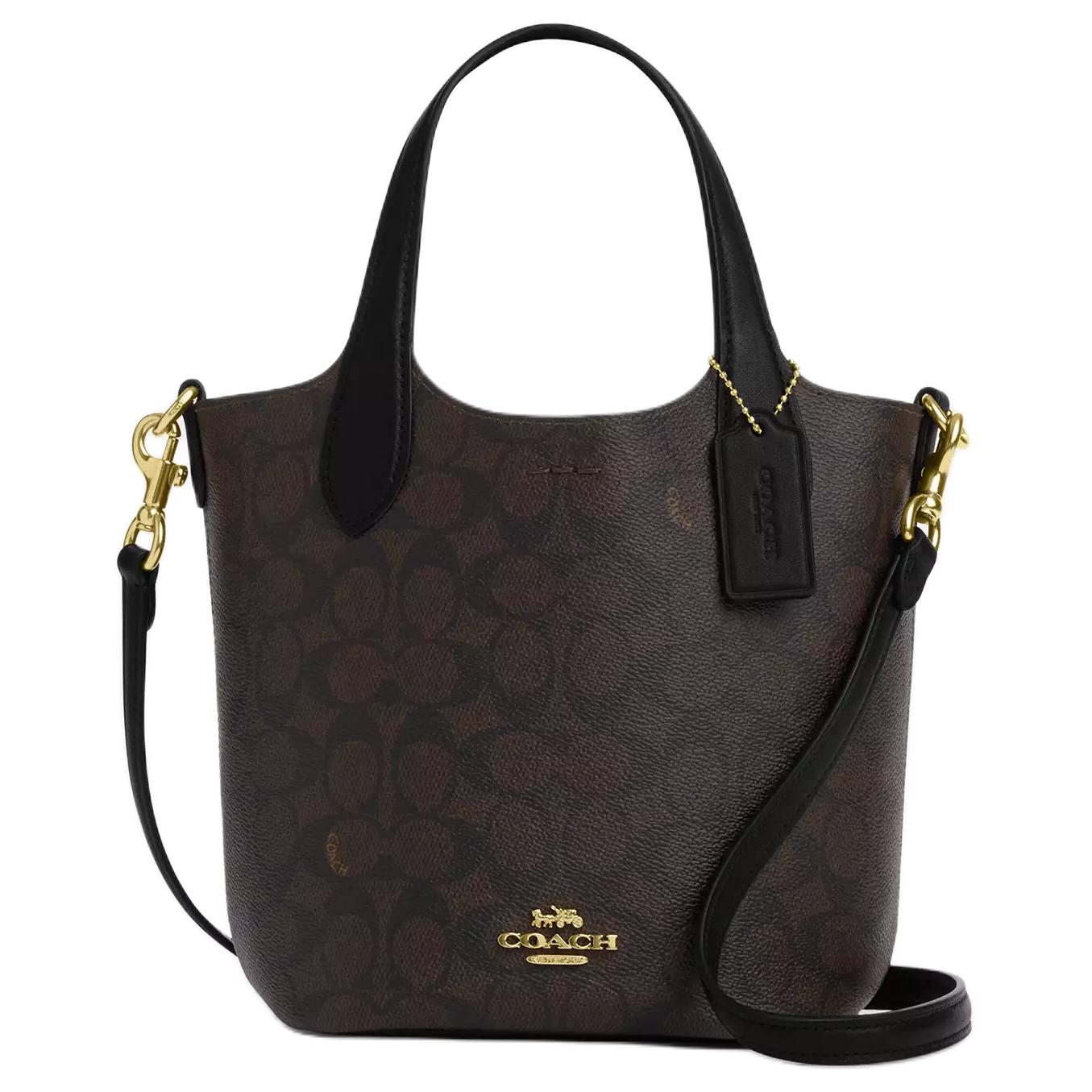 Женская сумка COACH Hanna 18 (ореховая)