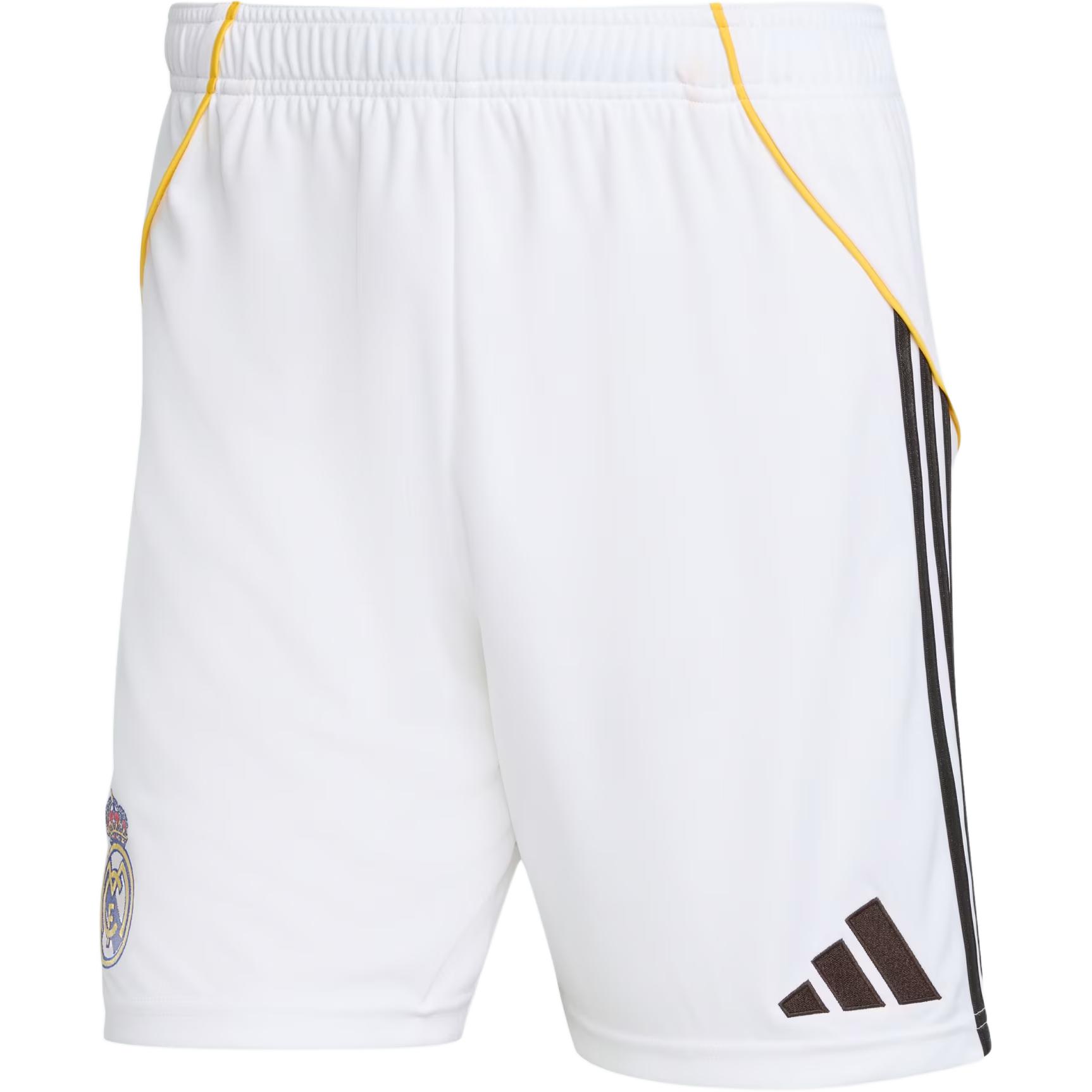 Adidas AEROREADY Real Madrid 25/26 home field dry and comfortable sweat-wicking striped football pants for men