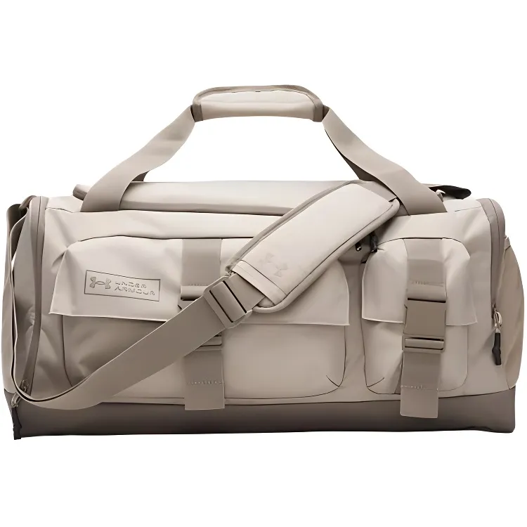 Under Armour 42L Polyester Luggage Bag Travel Bag Unisex Taupe & Nightfall Taupe