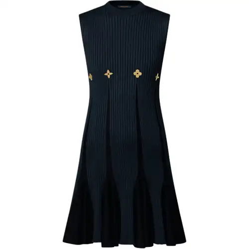 Louis Vuitton Signature Accent Knit Dress