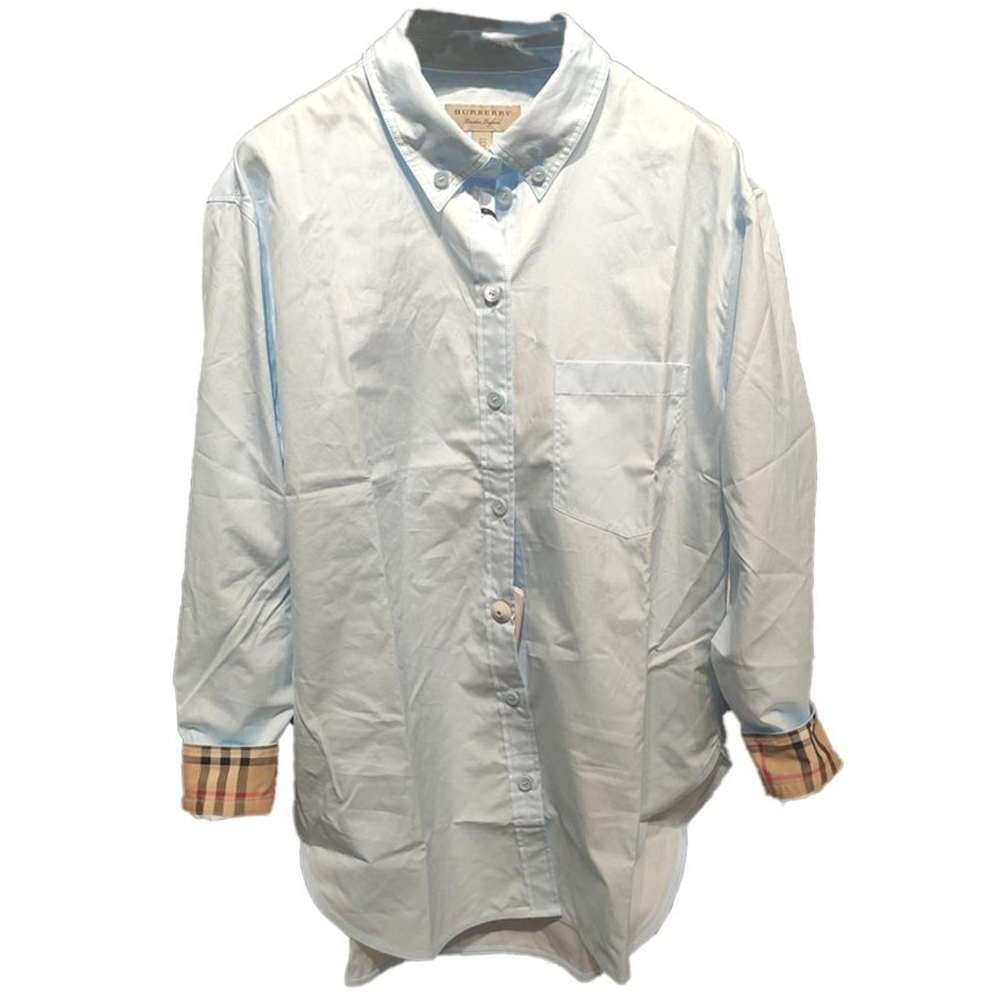 Женская рубашка Burberry (голубая)