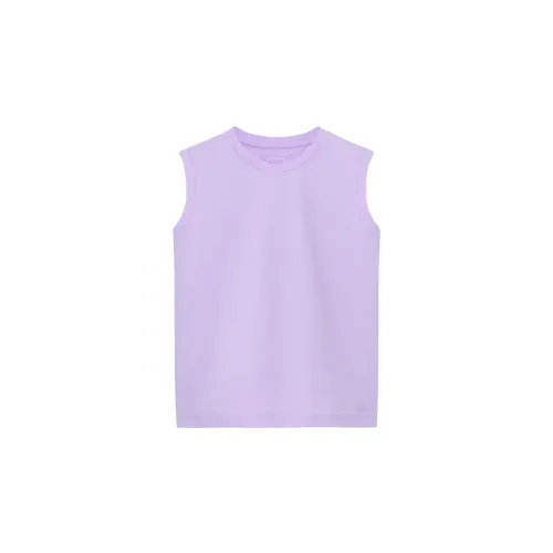 THE NORTH FACE T Shirts Women's Purple Crew Neck Moderate Straight Fit