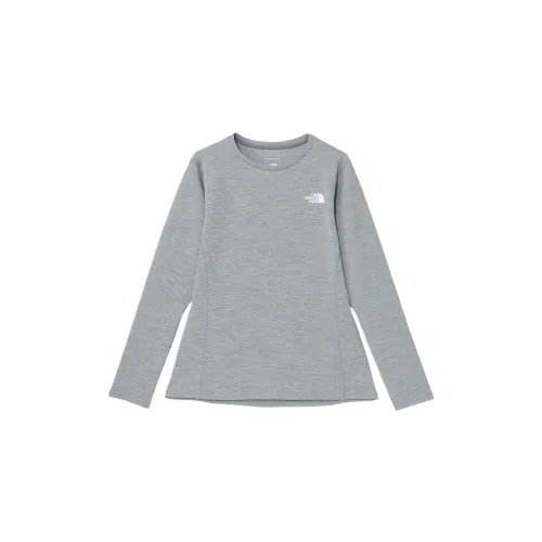 THE NORTH FACE Shirts Women's Gray Crew Neck Moderate
