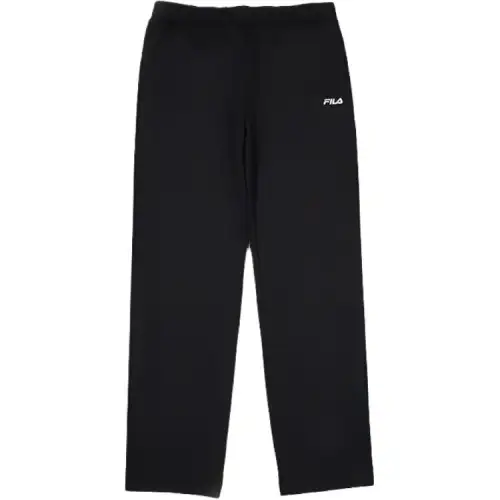 FILA Casual Pants Unisex Black Moderate Straight Fit Pants