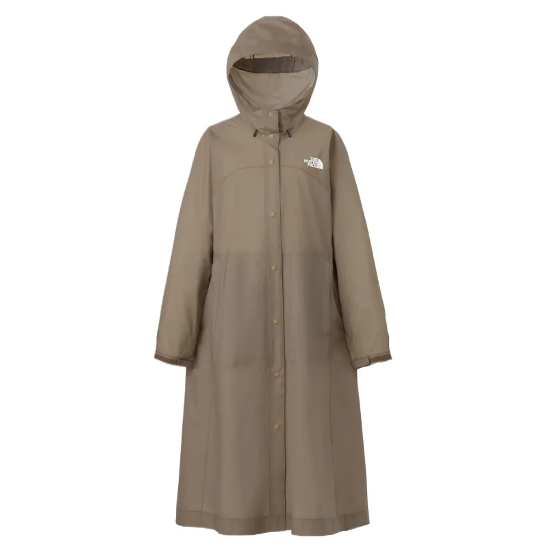 THE NORTH FACE Coats Women's Light Coffee Hooded Moderate Straight Fit