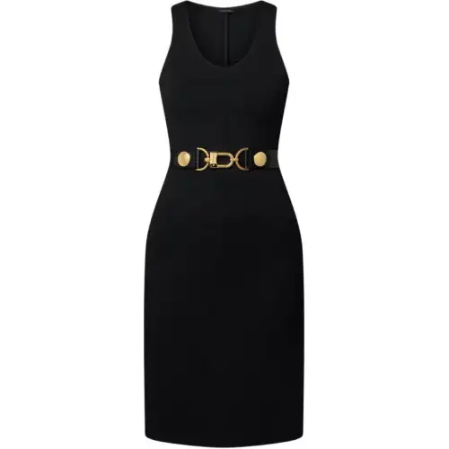 Lv Carabiner Belt Dress