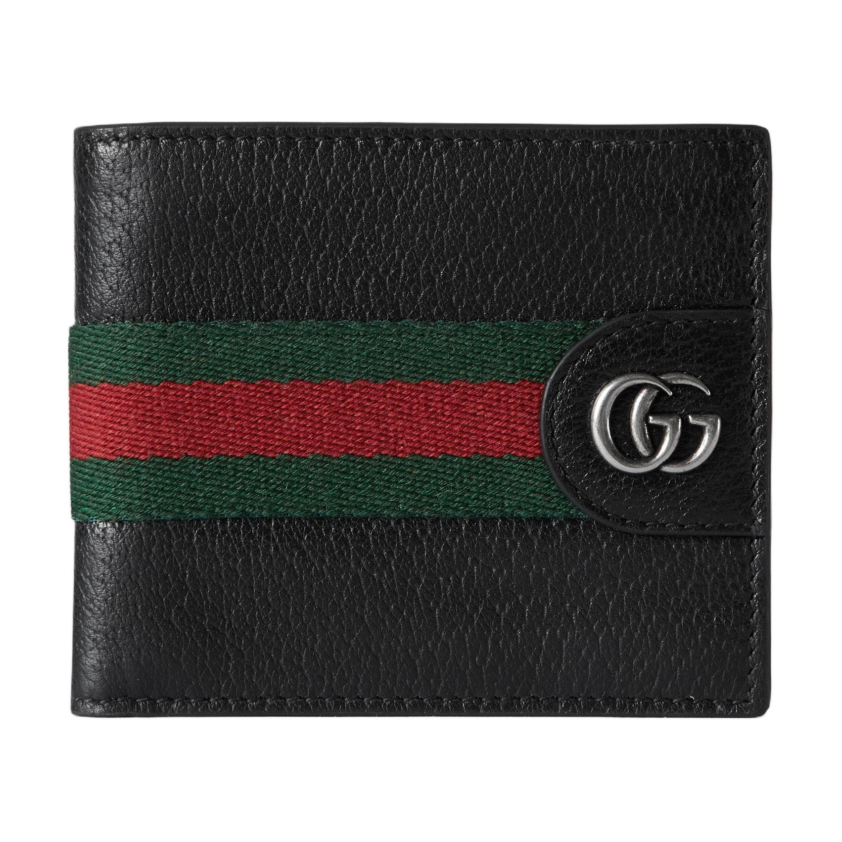 Мужской кошелек Gucci Ophidia Logo (черный)