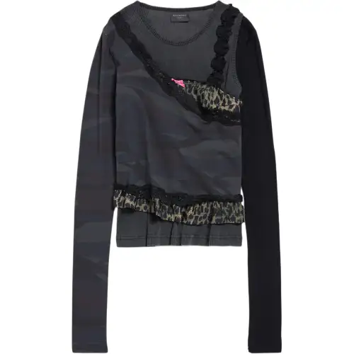 Balenciaga Layered Asymmetric Top