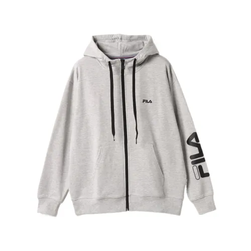 FILA Jackets Men's Gray Hooded Moderate Other