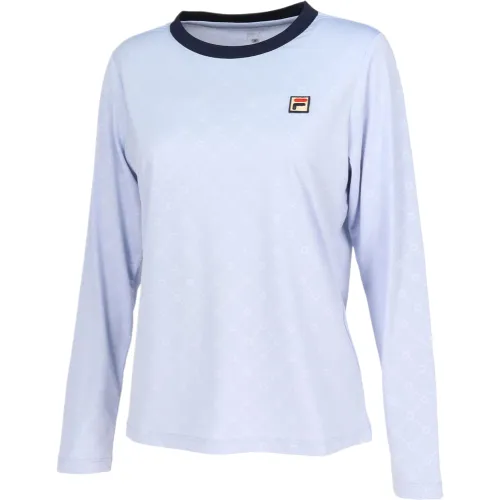 FILA Tennis Tops Women's Lavender Crew Neck Moderate