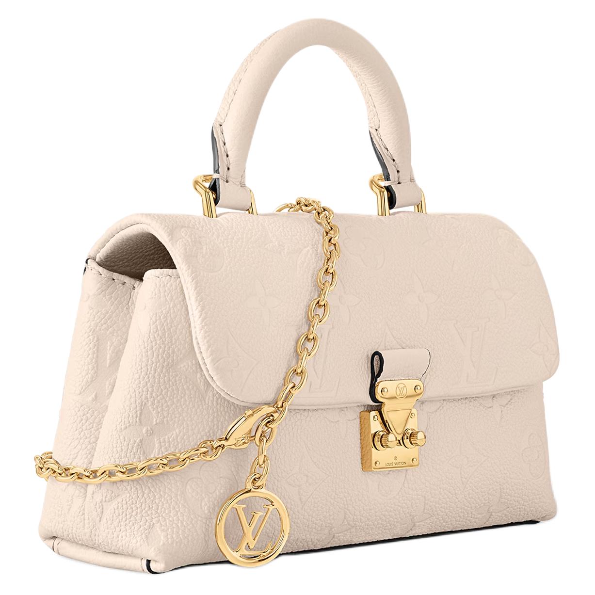 Женская сумка Louis Vuitton Madeleine Nano (бежевая) — фото 2