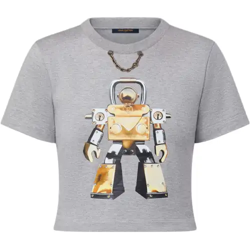 Lv Robot Crop Top