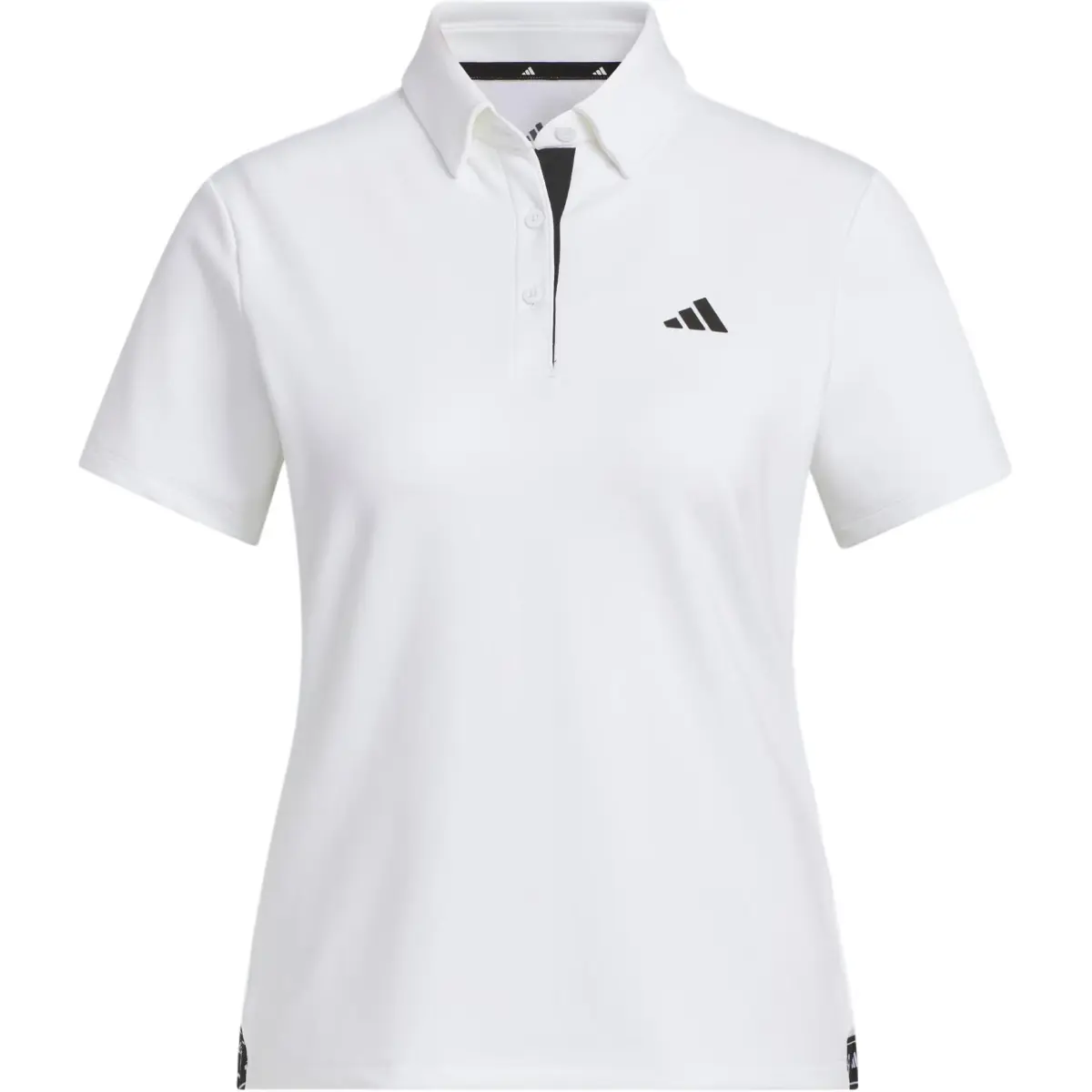 Adidas Polo Shirts Women's White Polo Collar Moderate