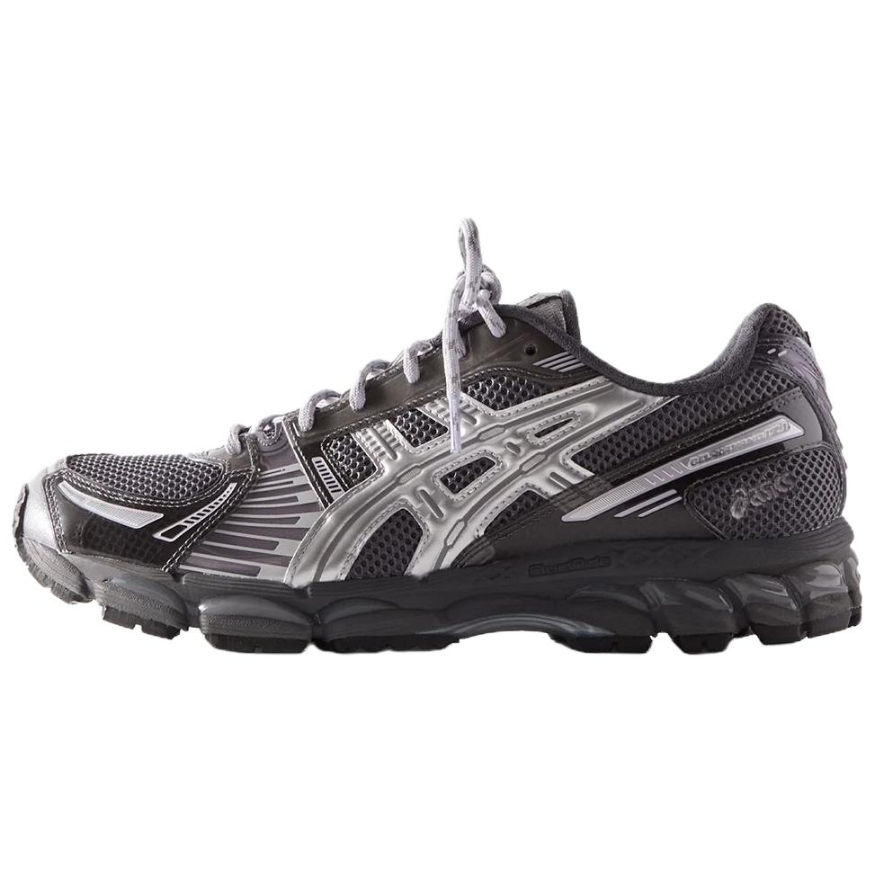 Кроссовки KITH KITH x ASICS GEL-Kayano 12.1 (черно-серебристые)