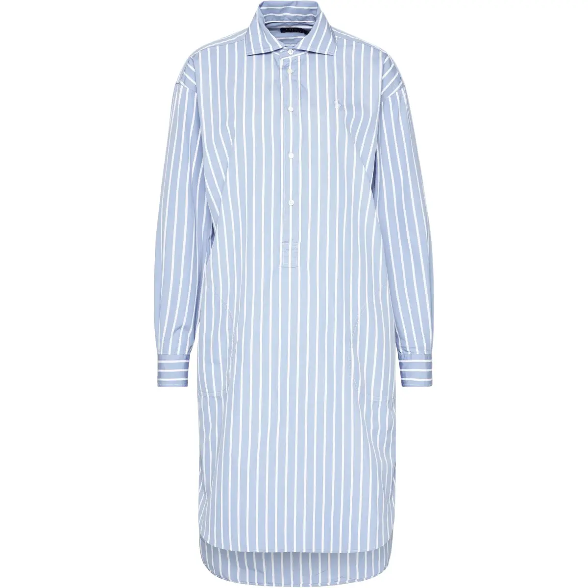 Polo Ralph Lauren Long Sleeved Dress Straight Fit Version Women's Blue