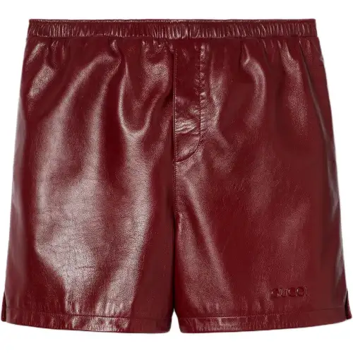 GUCCI Casual Shorts Men's Burgundy