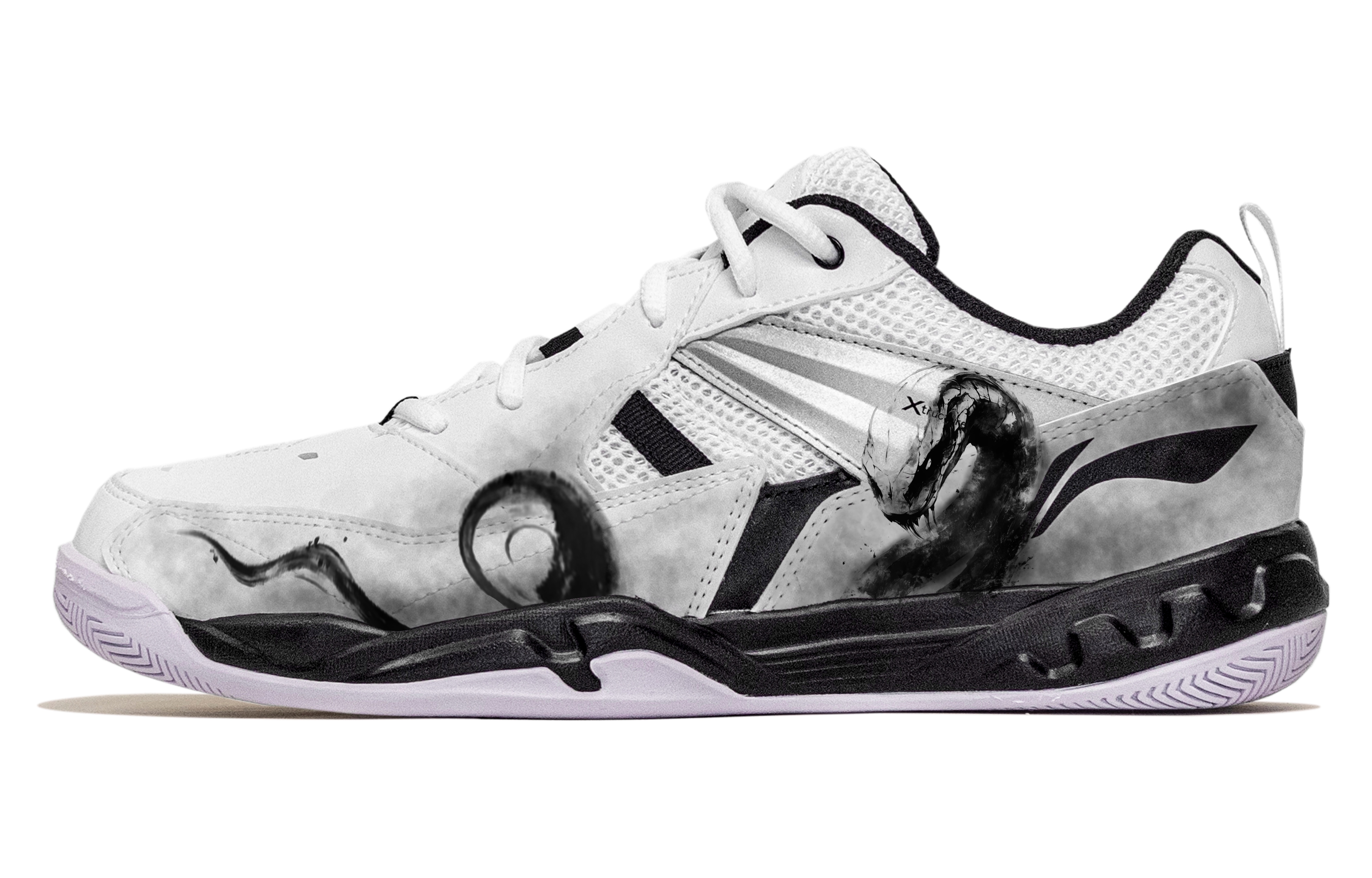 Li Ning Koba Cushioning Abrasion Resistant Breathable Cushioning Abrasion Resistant Breathable Low top Badminton Shoes