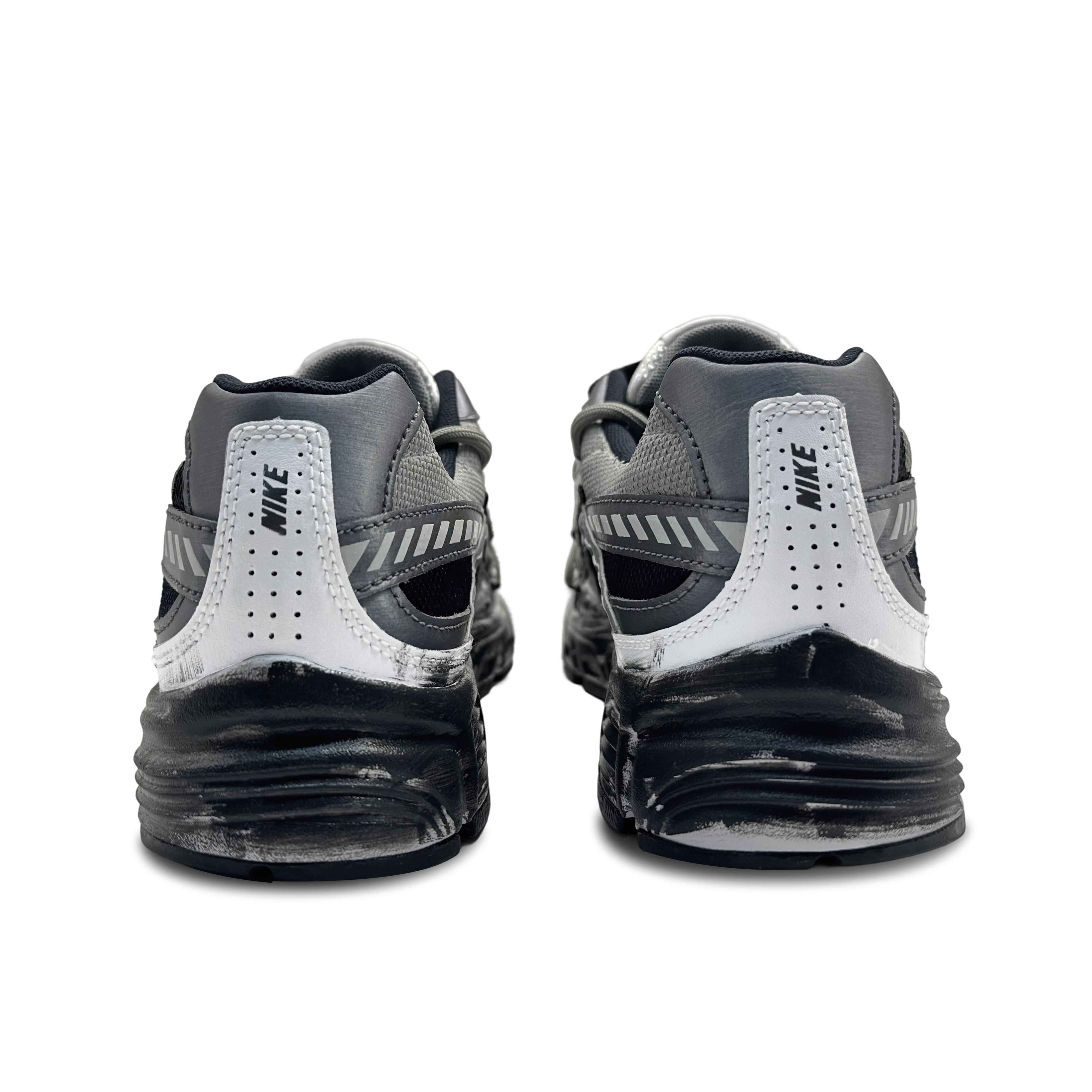 Nike Initiator Cow Split Leather Cushioning Balance Low top Casual Training Running Shoes Unisex Gray