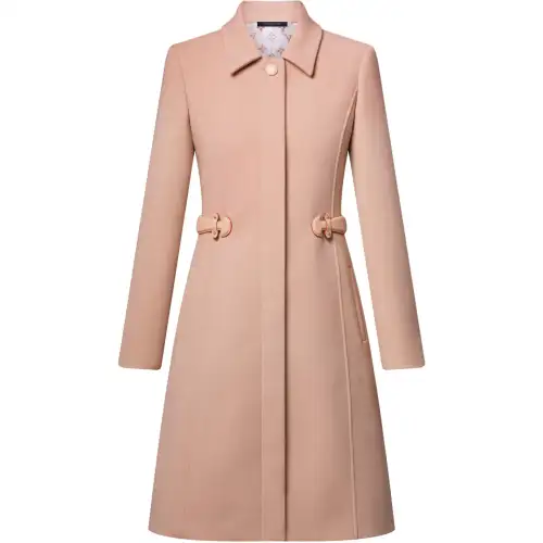 Lv Belt Detail Coat