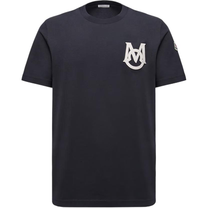Мужская футболка Moncler (военно-морская синяя)