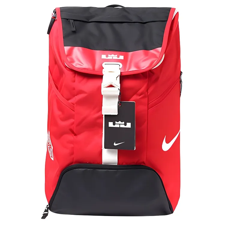 Nike Polyester Backpack Backpacks Regular Men's Red