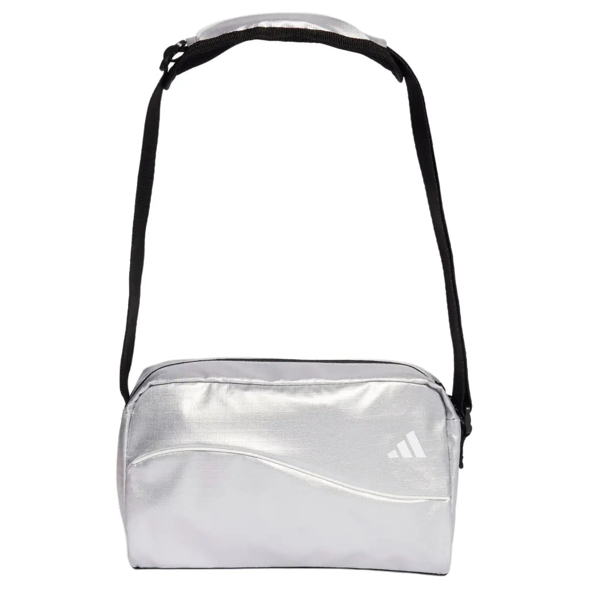 Adidas Polyester Shoulder Bag Mini Women's Silver