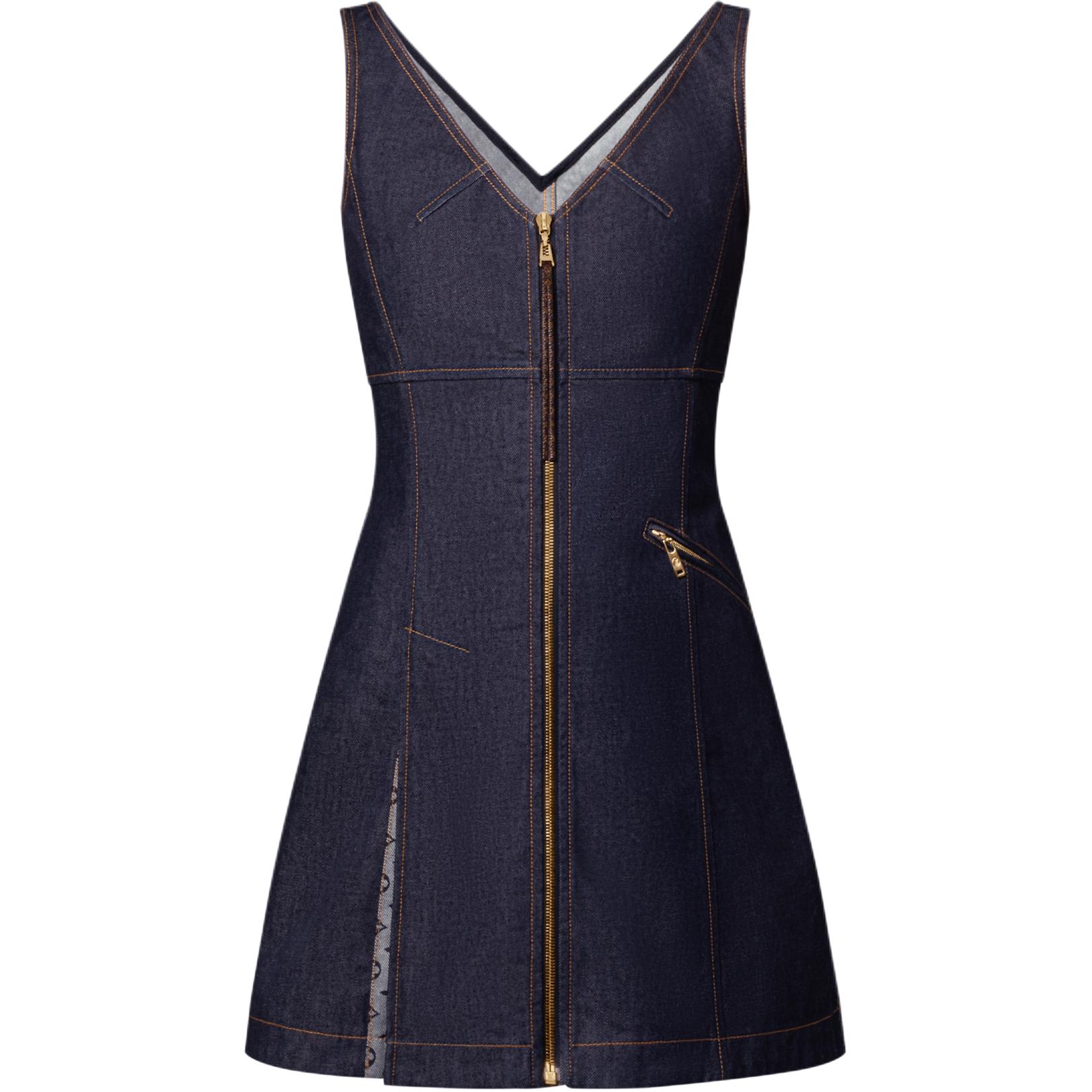 Женские платья Louis Vuitton LOUIS VUITTON SS25 VA (синий)
