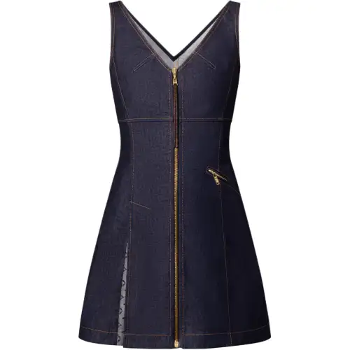 LOUIS VUITTON Denim Mini Dress