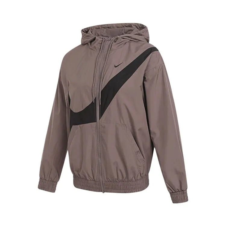 Nike Jackets Women's Brown Hooded Moderate Other