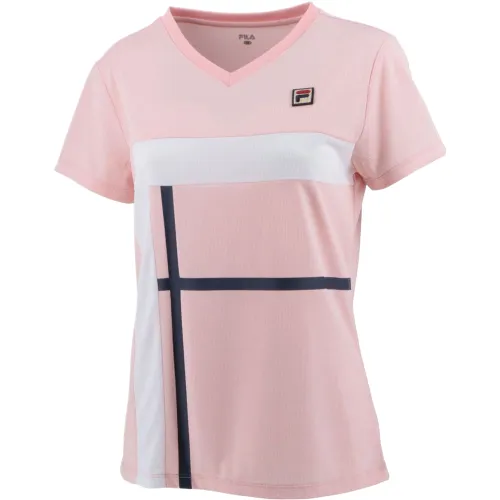 FILA Tennis Tops Women's Pink