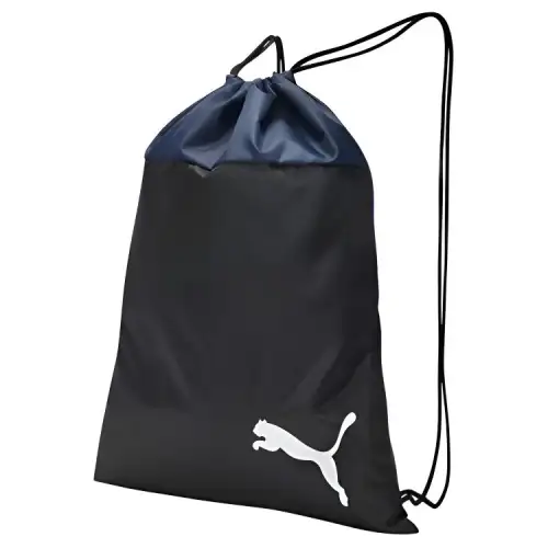 PUMA Fabric Gym Bag Backpack Unisex Black & Dark Blue