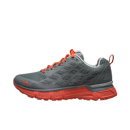 THE NORTH FACE Low top Running Shoes Men's Gray Orange