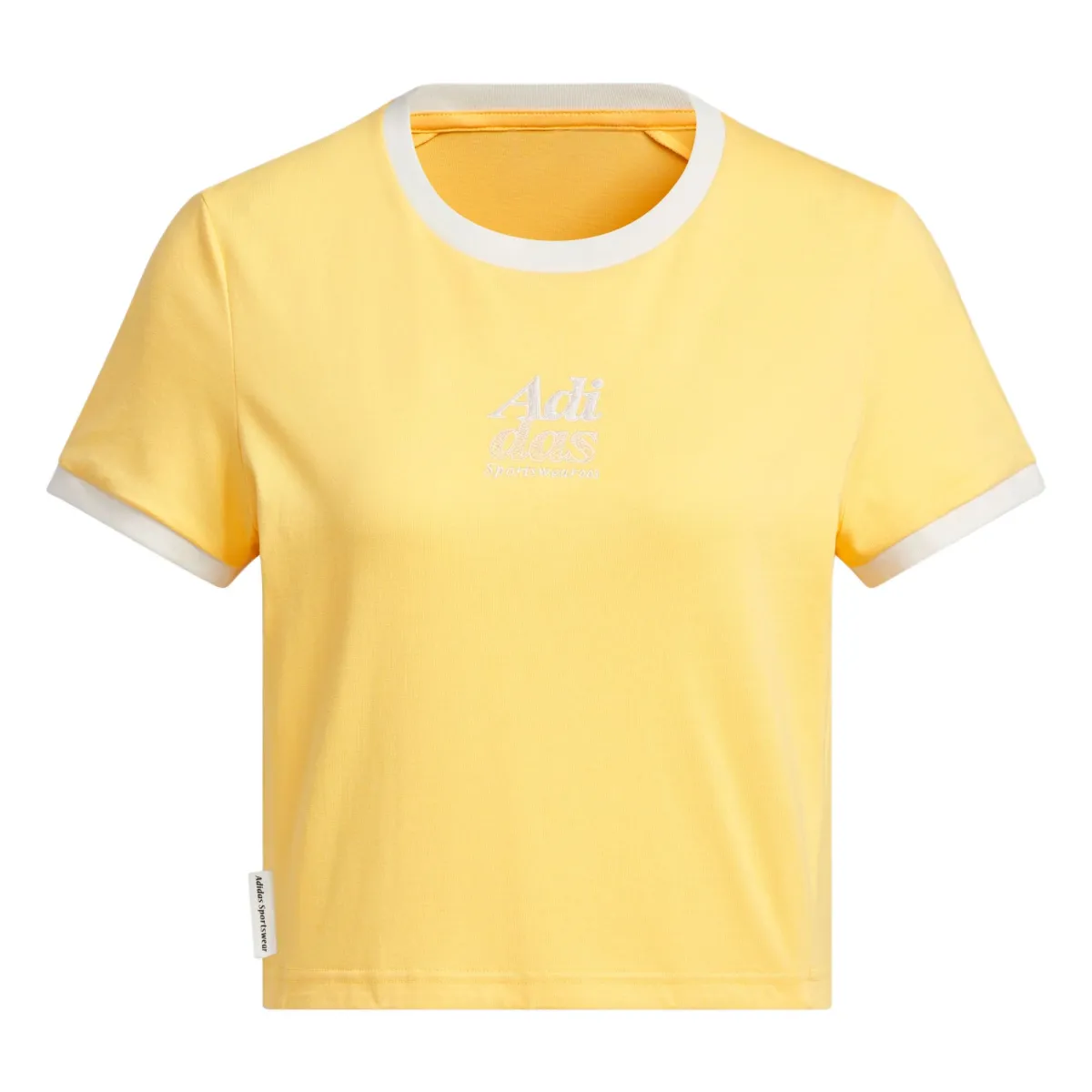 Adidas T Shirt Women's Apricot Yellow