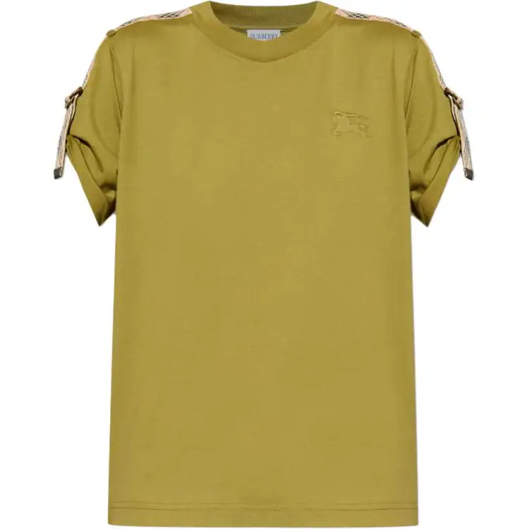 Burberry Edk Embroidered Crewneck T Shirt