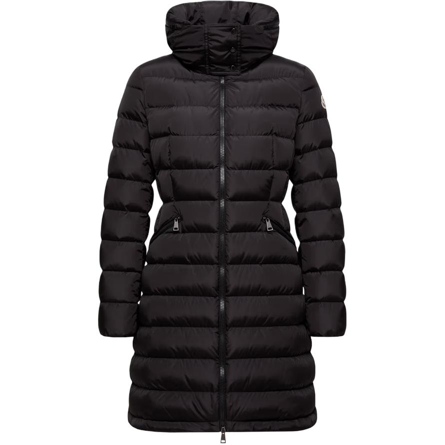 Женский пуховик Moncler Flammette (черный)