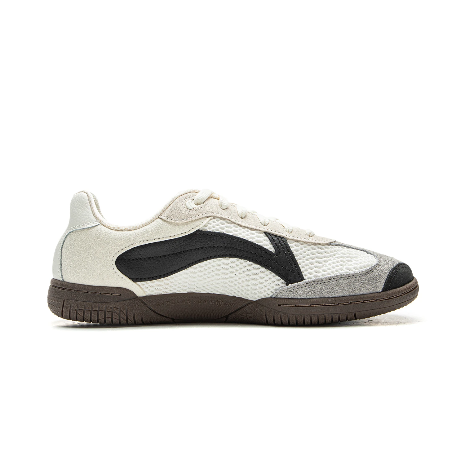 Li Ning Abrasion Resistant Breathable Low top Table Tennis Shoes Unisex White Black Gray