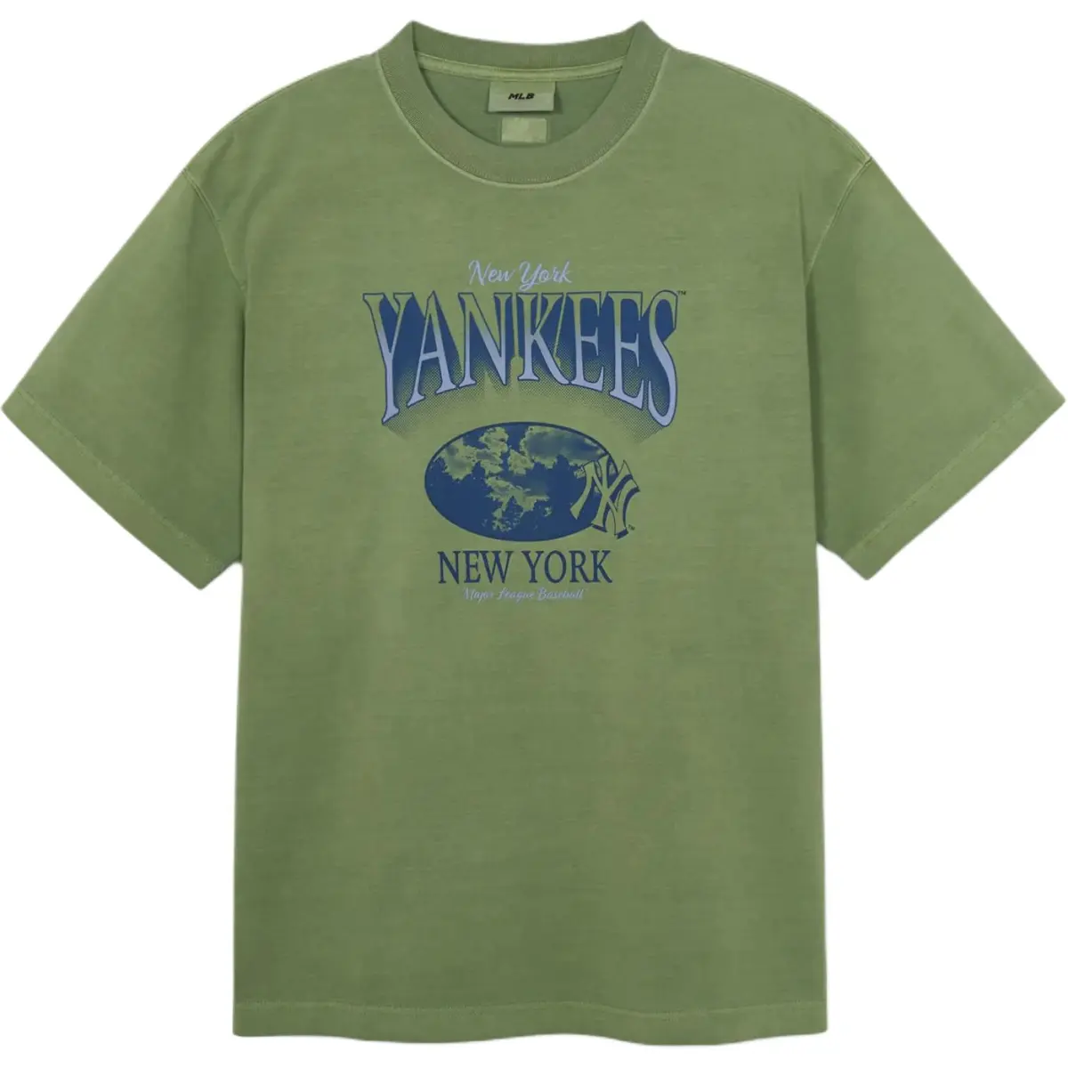 MLB T-Shirts Men's Green Crew Neck