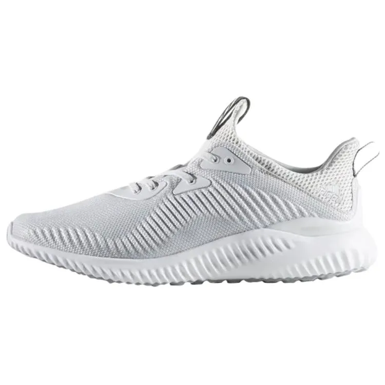 Adidas AlphaBounce Abrasion Resistant Low top Running Shoes Men's Gray